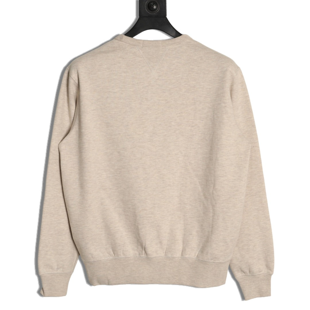 Double-Knit Crew Sweatshirt Tuscan Beige Heather