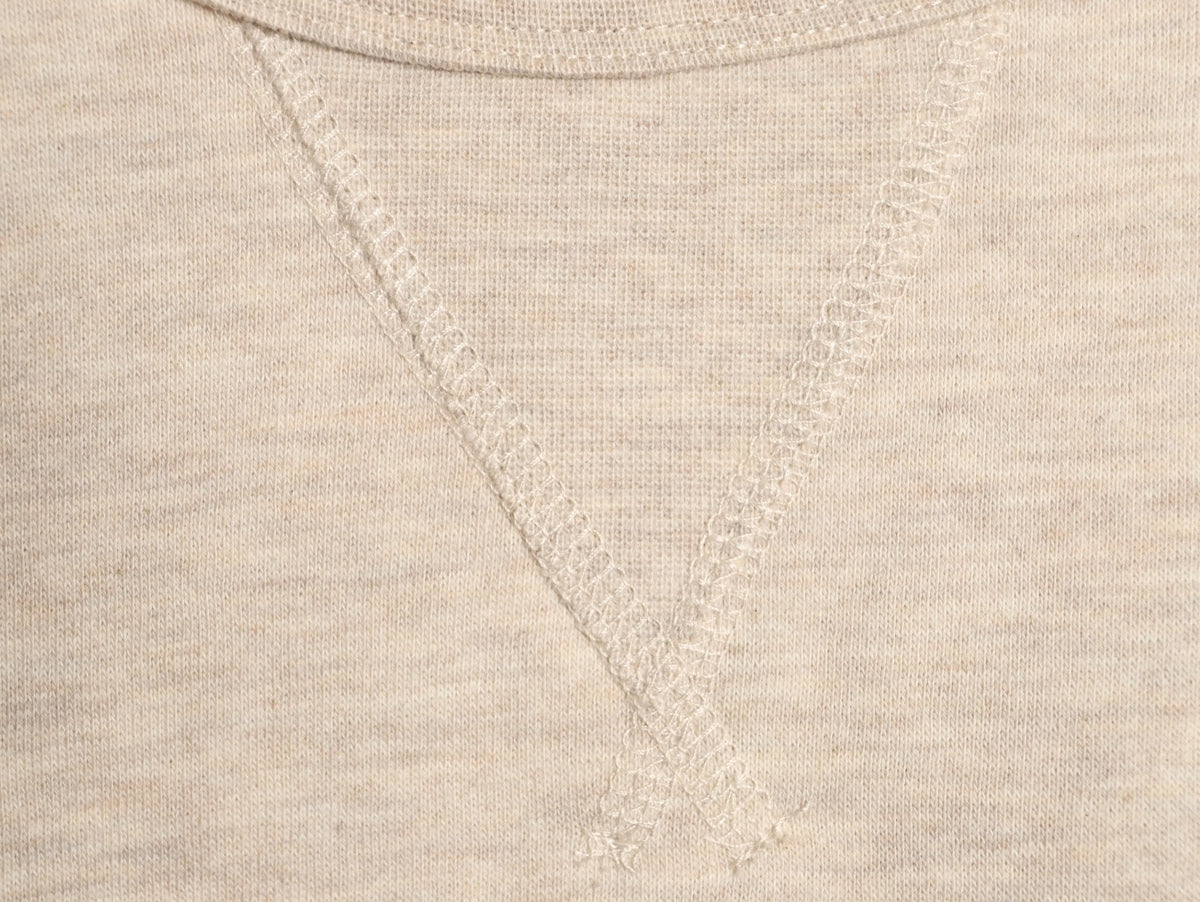 Double-Knit Crew Sweatshirt Tuscan Beige Heather