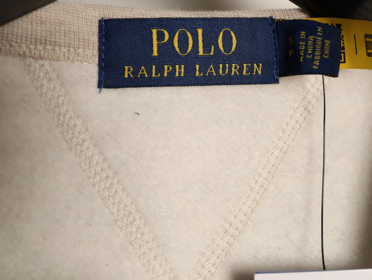 Double-Knit Crew Sweatshirt Tuscan Beige Heather