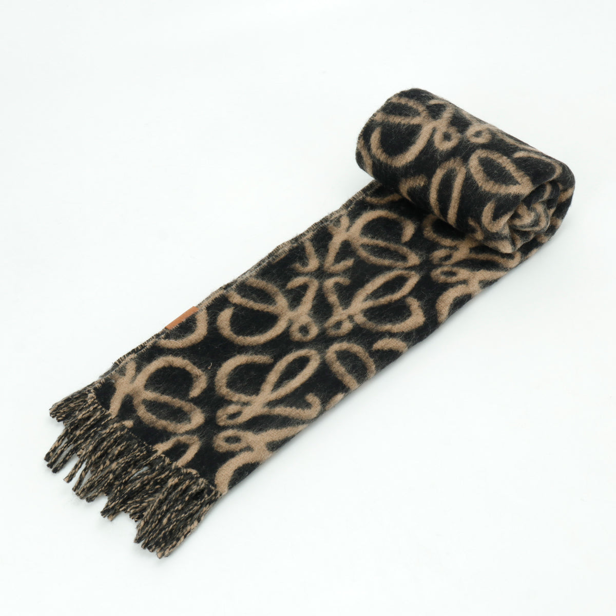 Anagram Fringe Black Beige