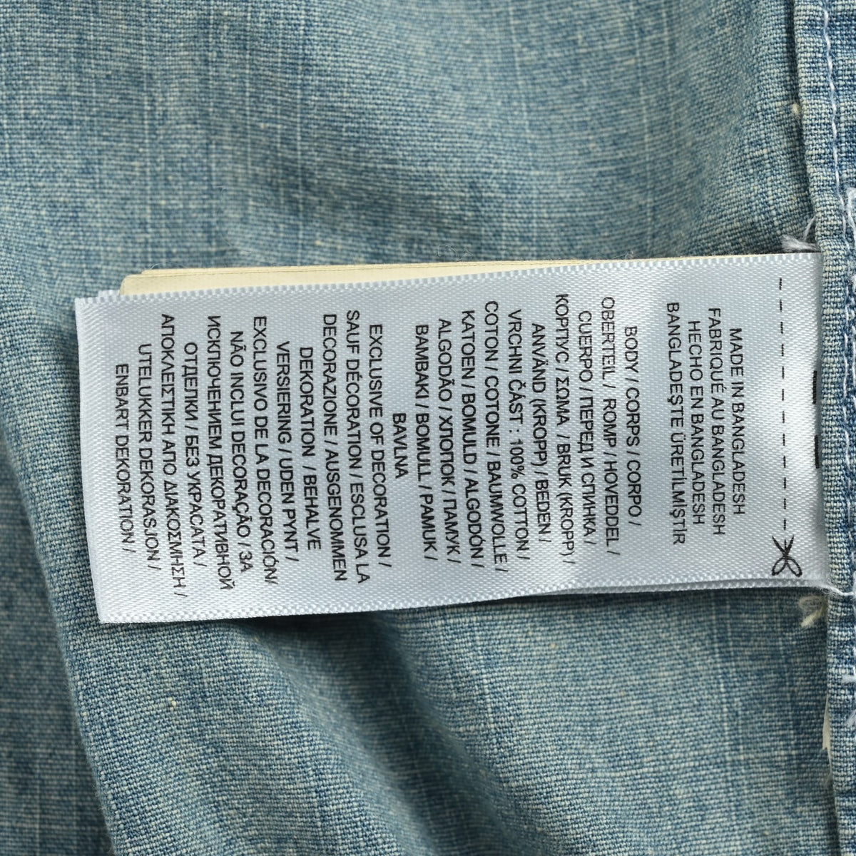 Bayport Chambray Jacket Light Blue