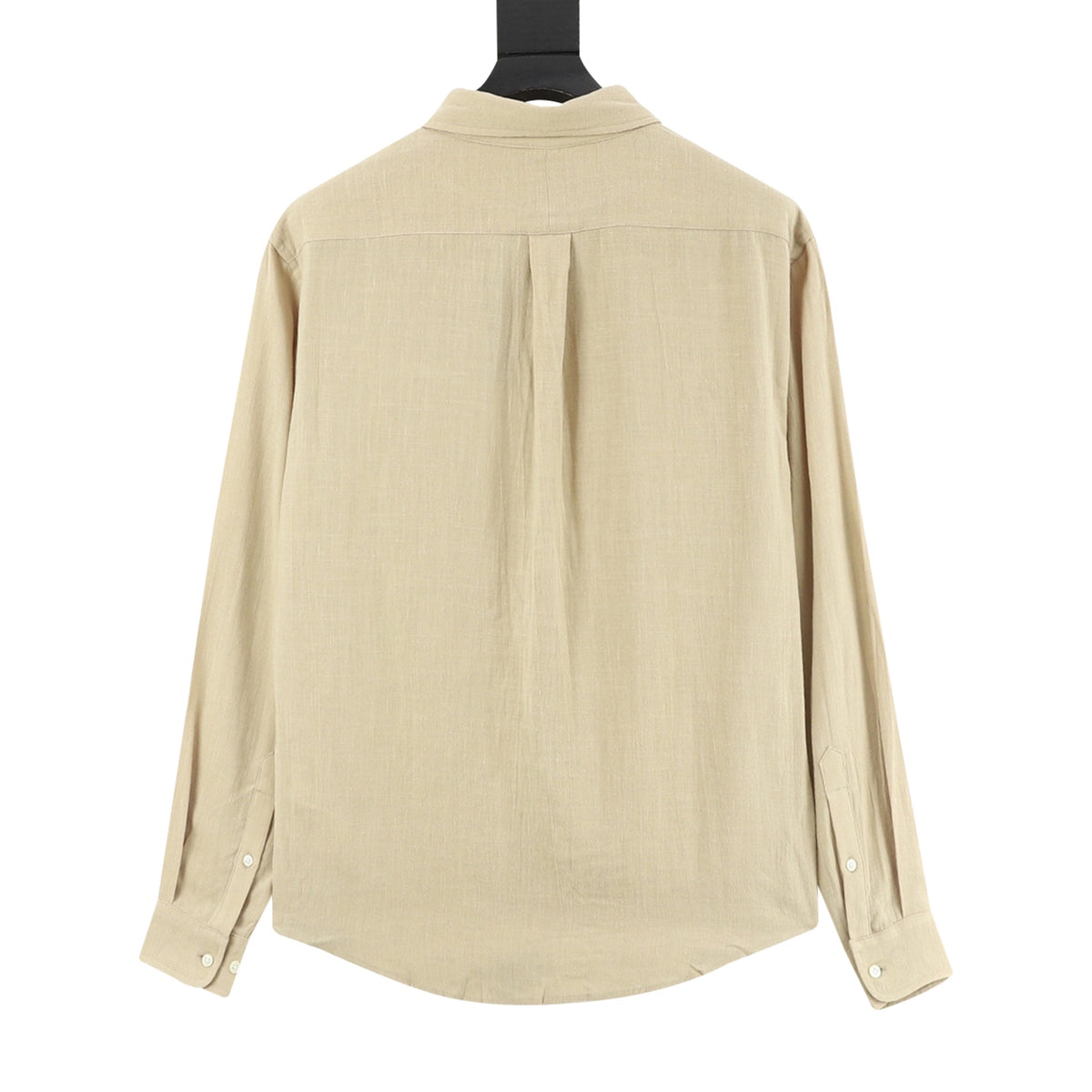 Linen Button-Down Shirt Coastal Khaki
