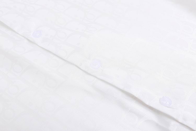 Oblique Monogram Silk Hawaiian Shirt White