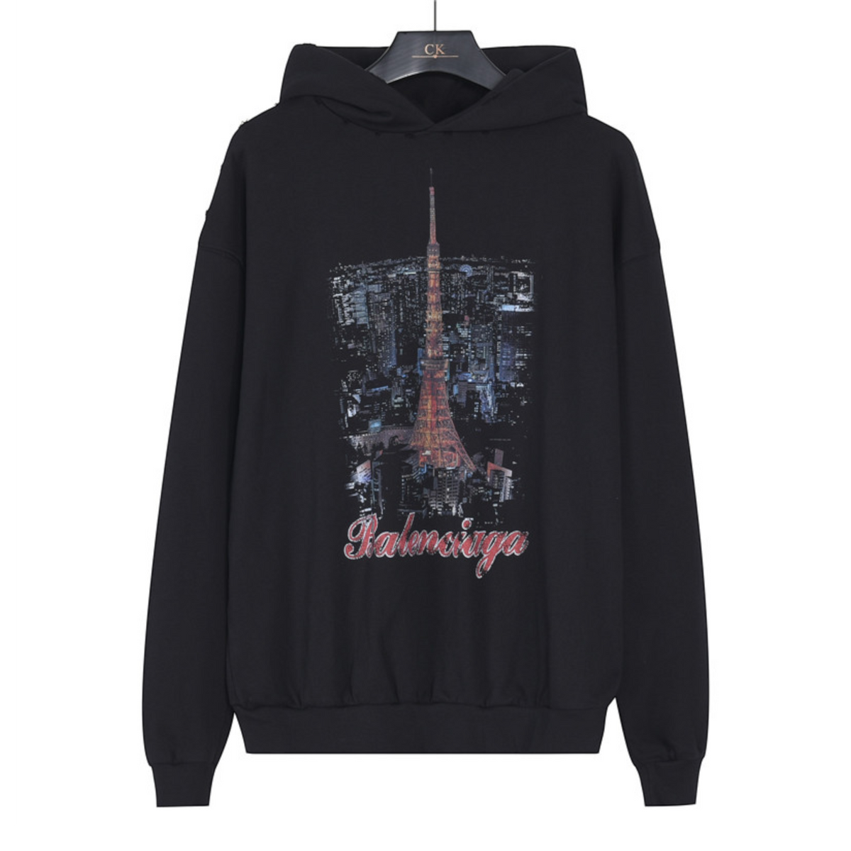 Tokyo Tower Hoodie Black