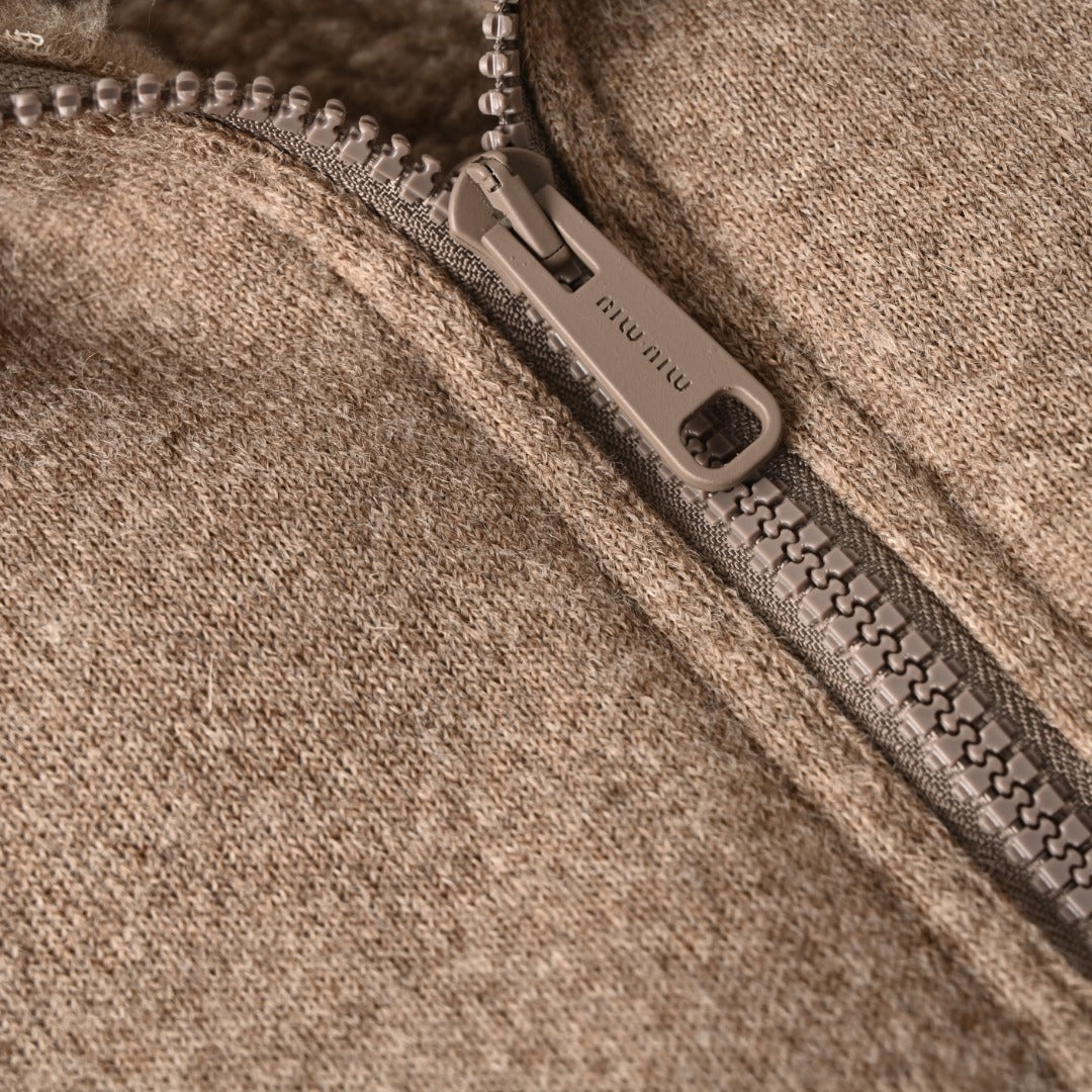 Fleece Bomber Beige