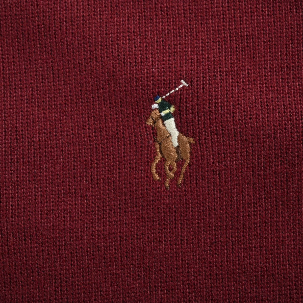 Estate-Rib Quarter-Zip Pullover Burgundy