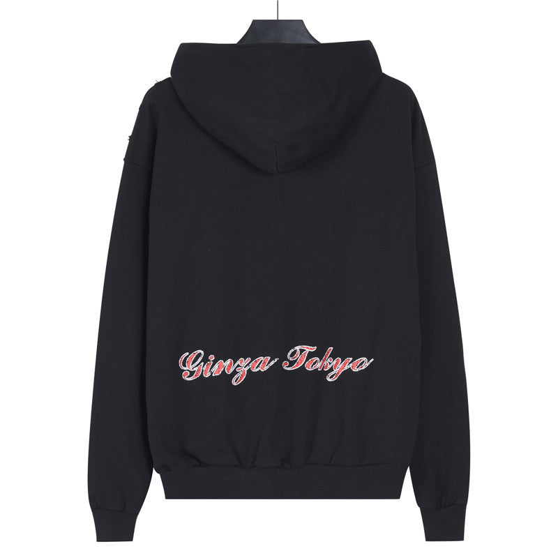 Tokyo Tower Hoodie Black
