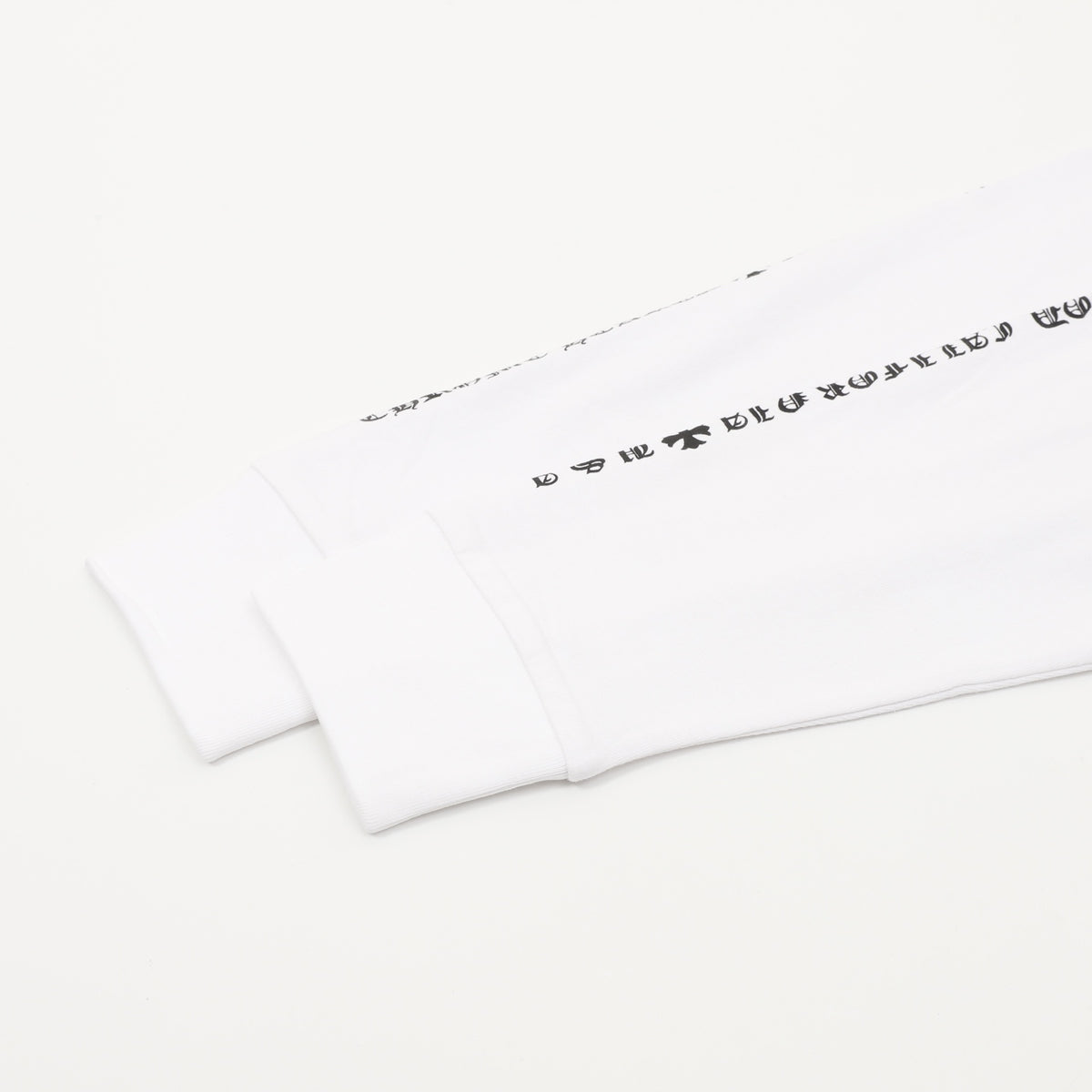 Logo-Print Long Sleeve Pocket T-Shirt White