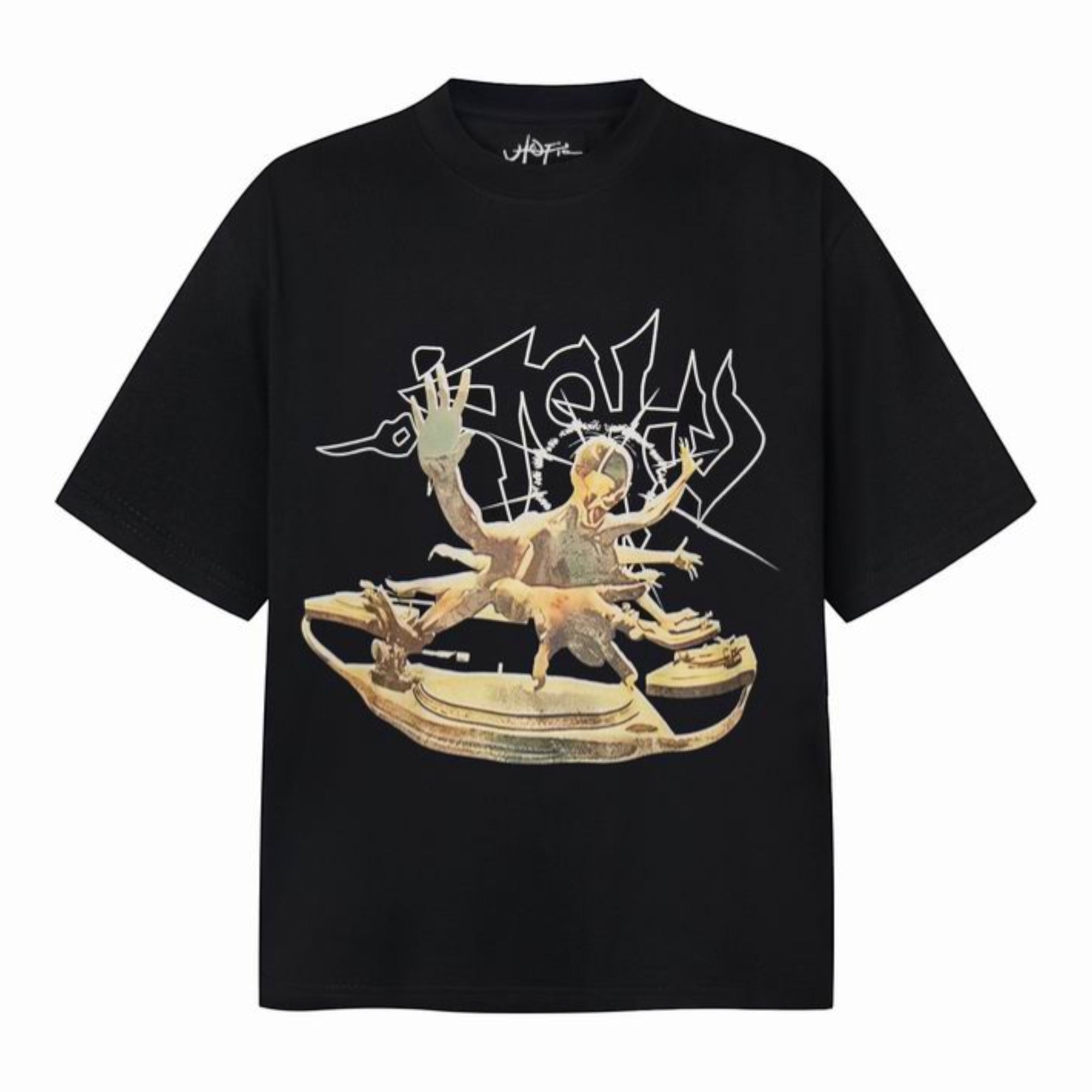 DJ Graphic T-Shirt Black