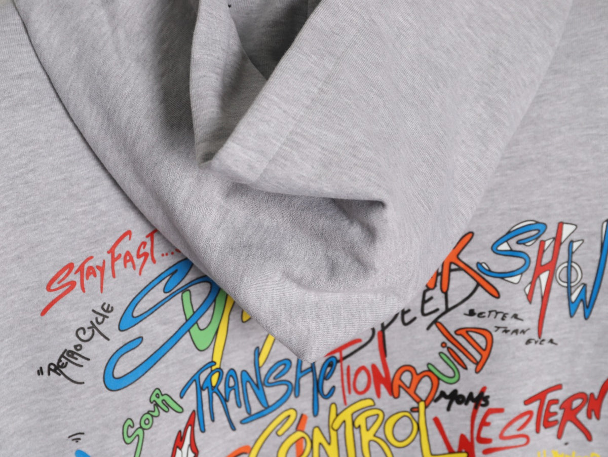 x Matty Boy Brain Hoodie Heather Grey