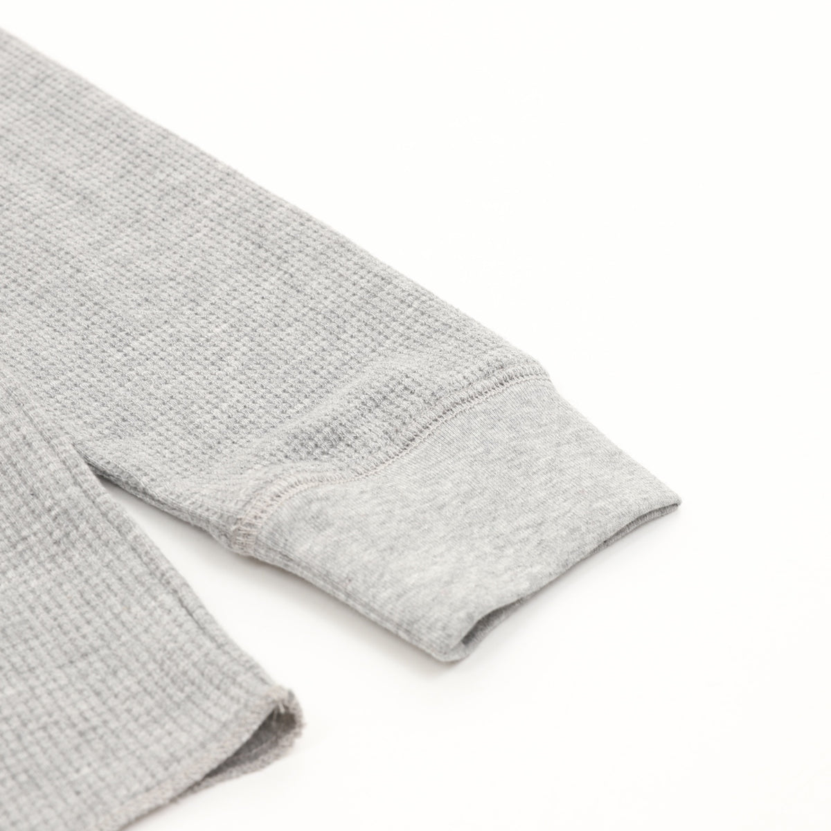 Dagger Waffle Thermal Long Sleeve T-Shirt Grey