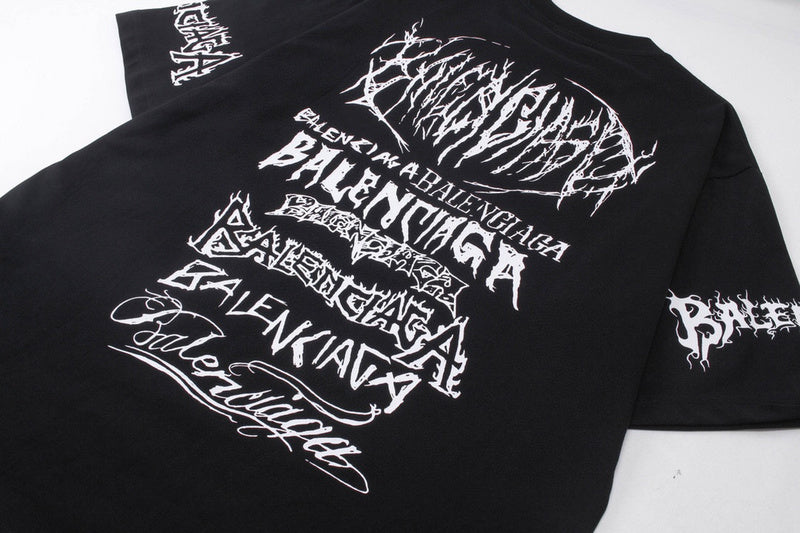 DIY Metal T-Shirt Stained Black