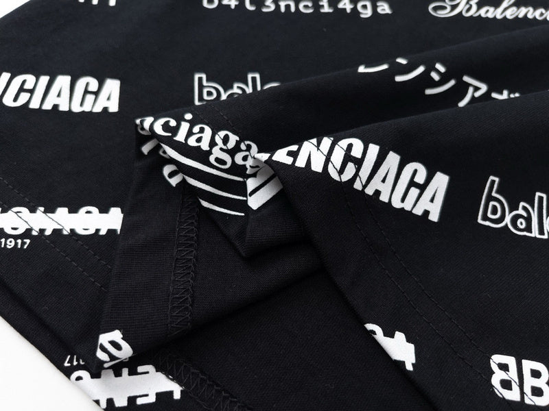 All-Over Logo T-Shirt Black