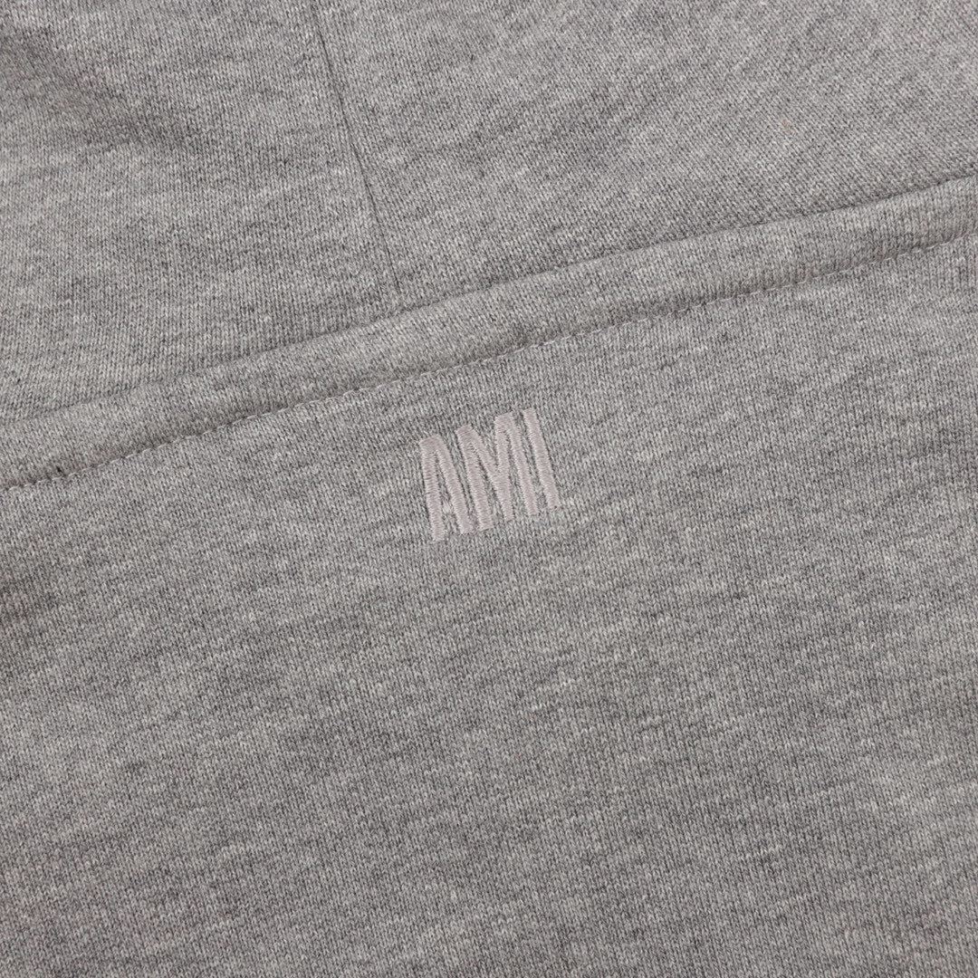 Ami de Coeur Red Heart Logo Heather Grey