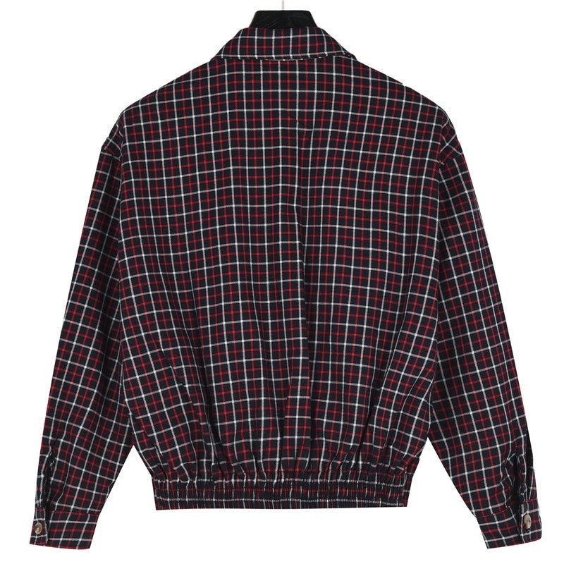 Checked Virgin Wool Plaid