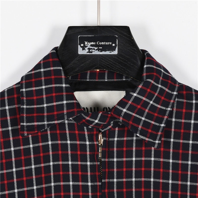 Checked Virgin Wool Plaid