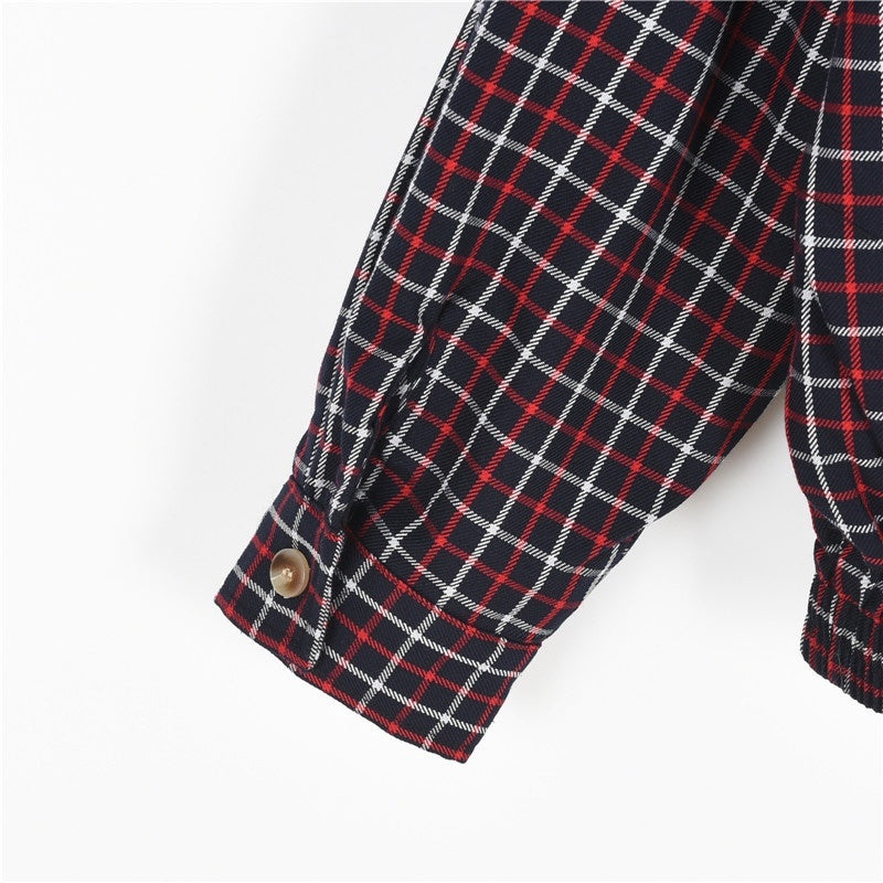 Checked Virgin Wool Plaid