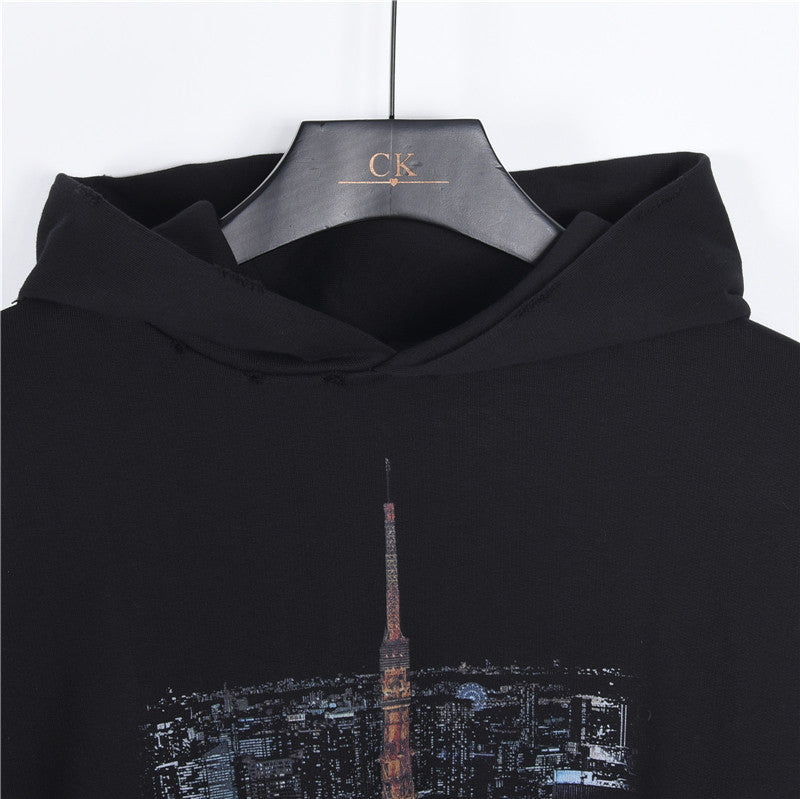 Tokyo Tower Hoodie Black