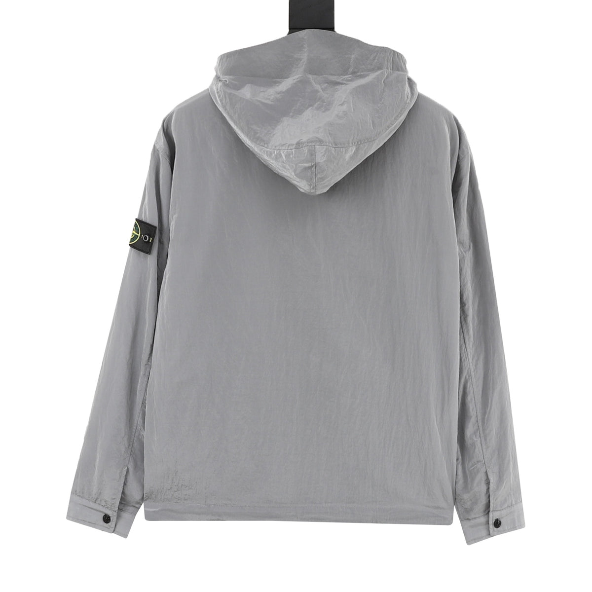 500-TC Wrinkled Corduroy Hooded Jacket Pearl Grey
