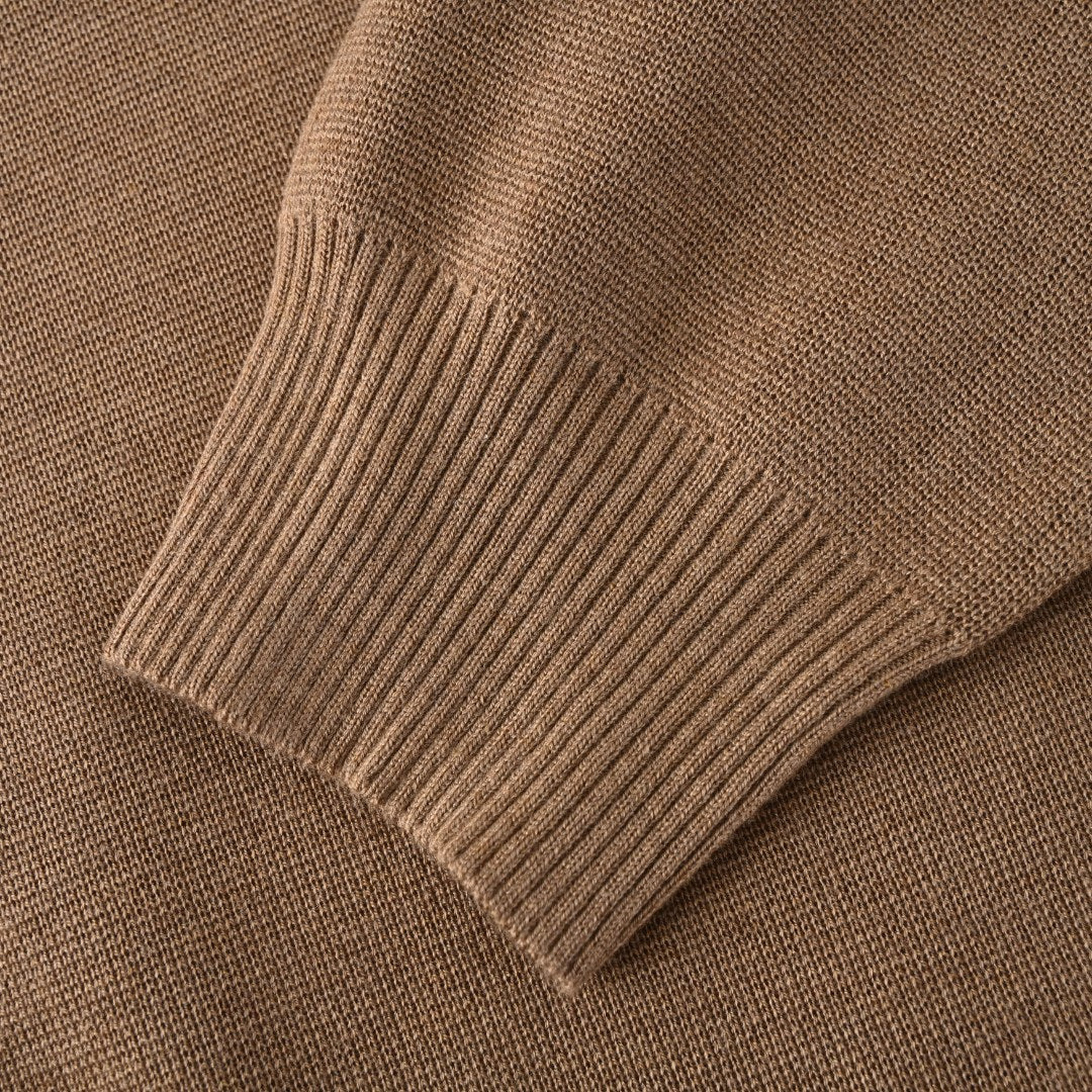 Open Polo Taupe Brown