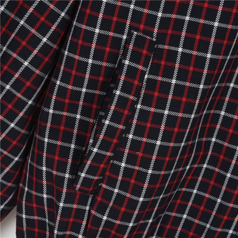 Checked Virgin Wool Plaid