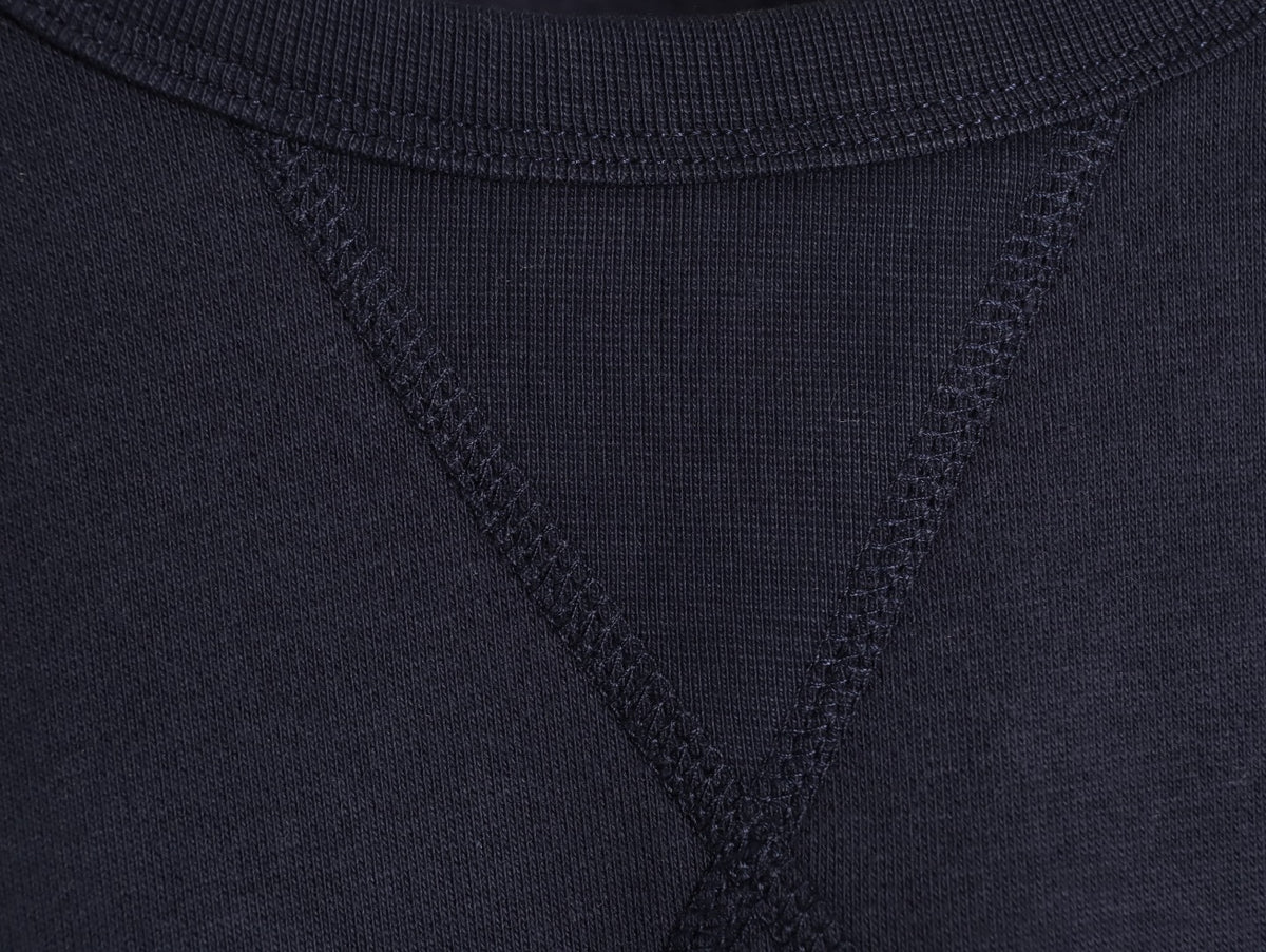Graphic Crewneck Sweatshirt Navy Blue