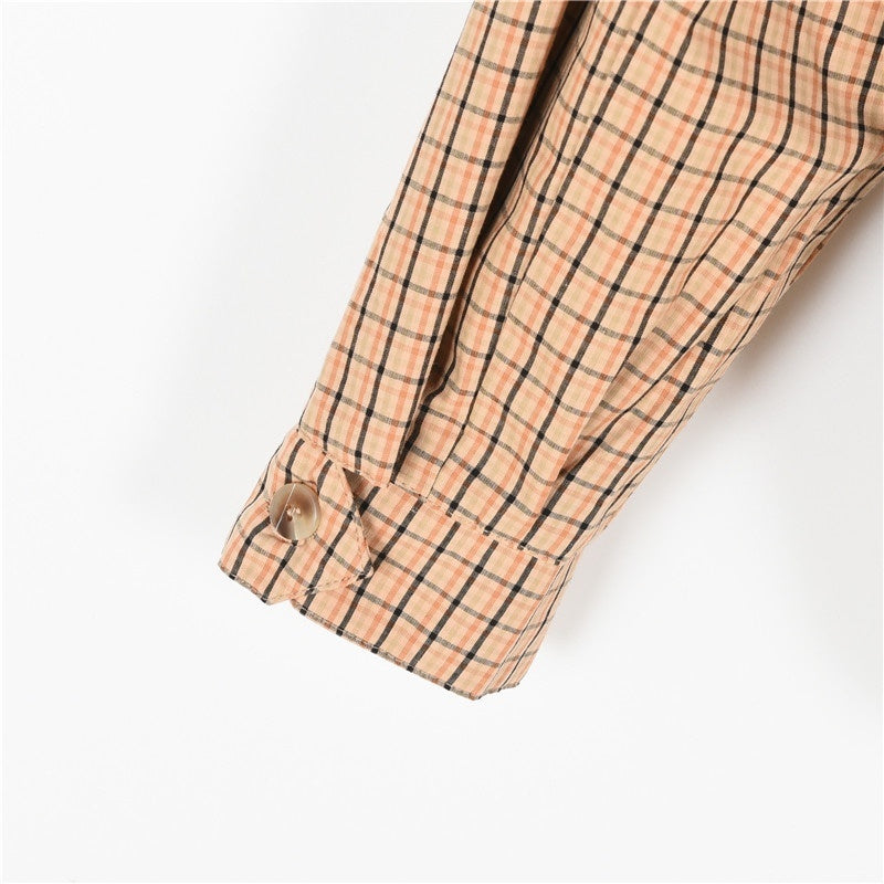 Checked Canvas Corda Brown
