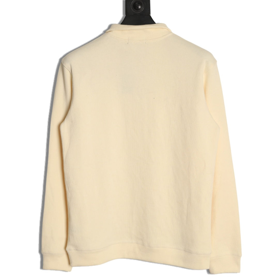 Quarter-Zip Pullover Cream
