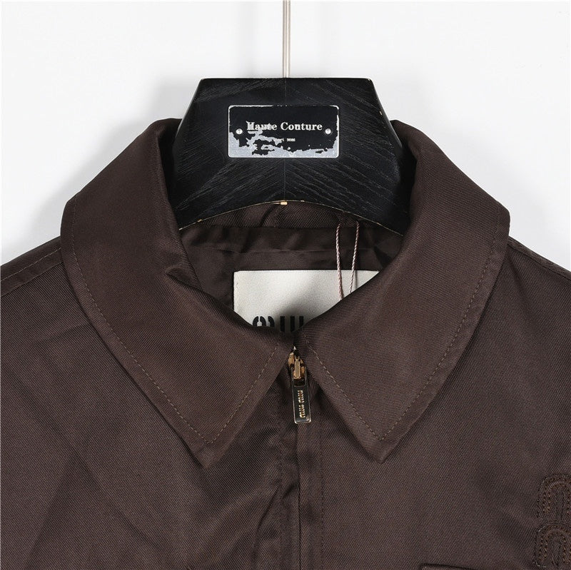 Washed Gabardine Ebony