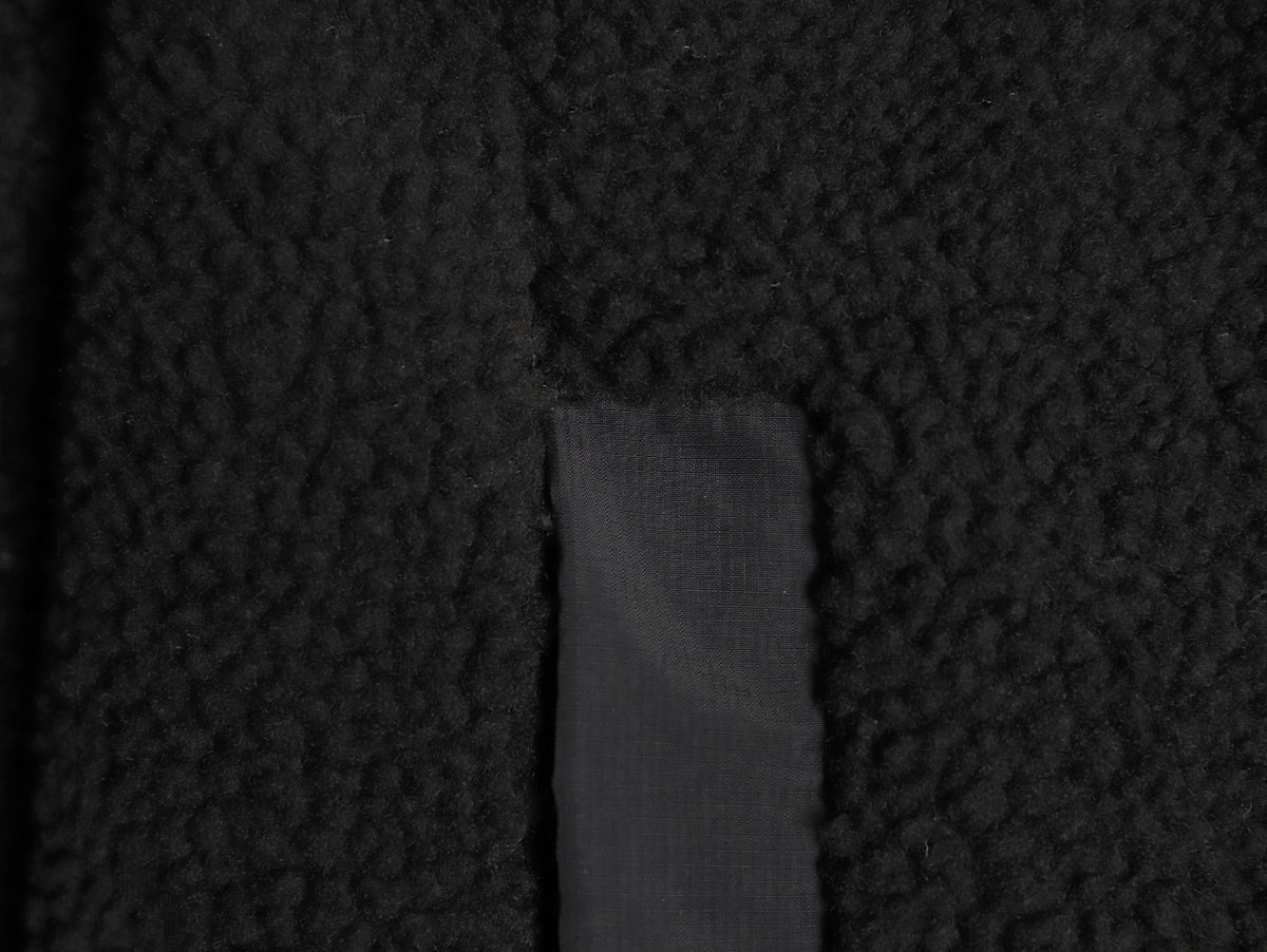 Alberni Reversible Fleece Bomber Black