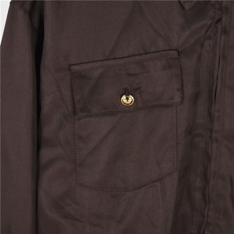 Washed Gabardine Ebony