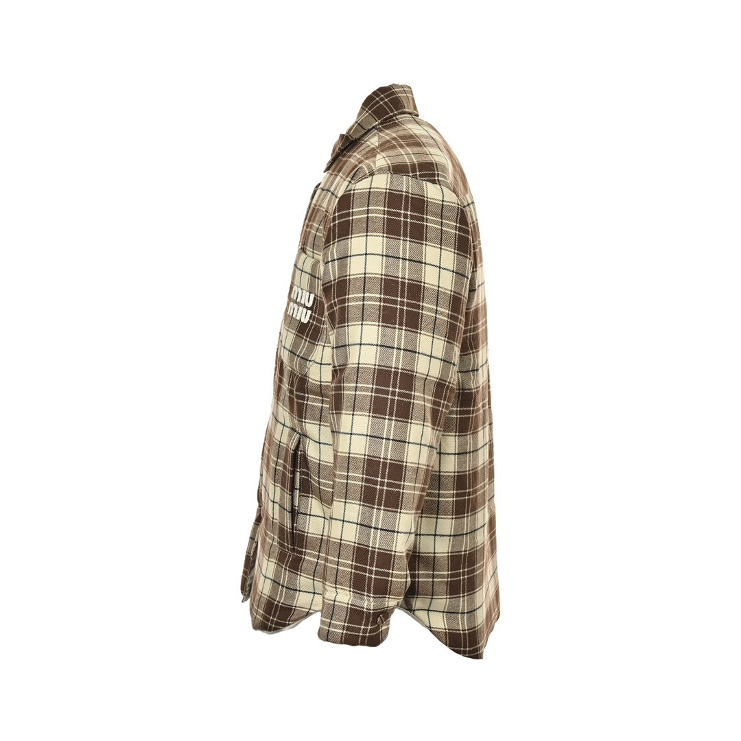 Checked Wool Calce & Cacao