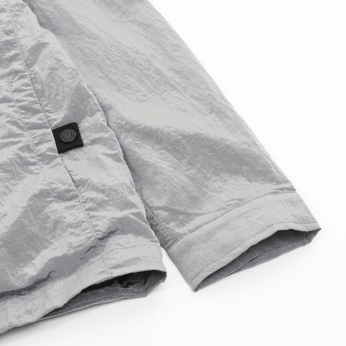 500-TC Wrinkled Corduroy Hooded Jacket Pearl Grey