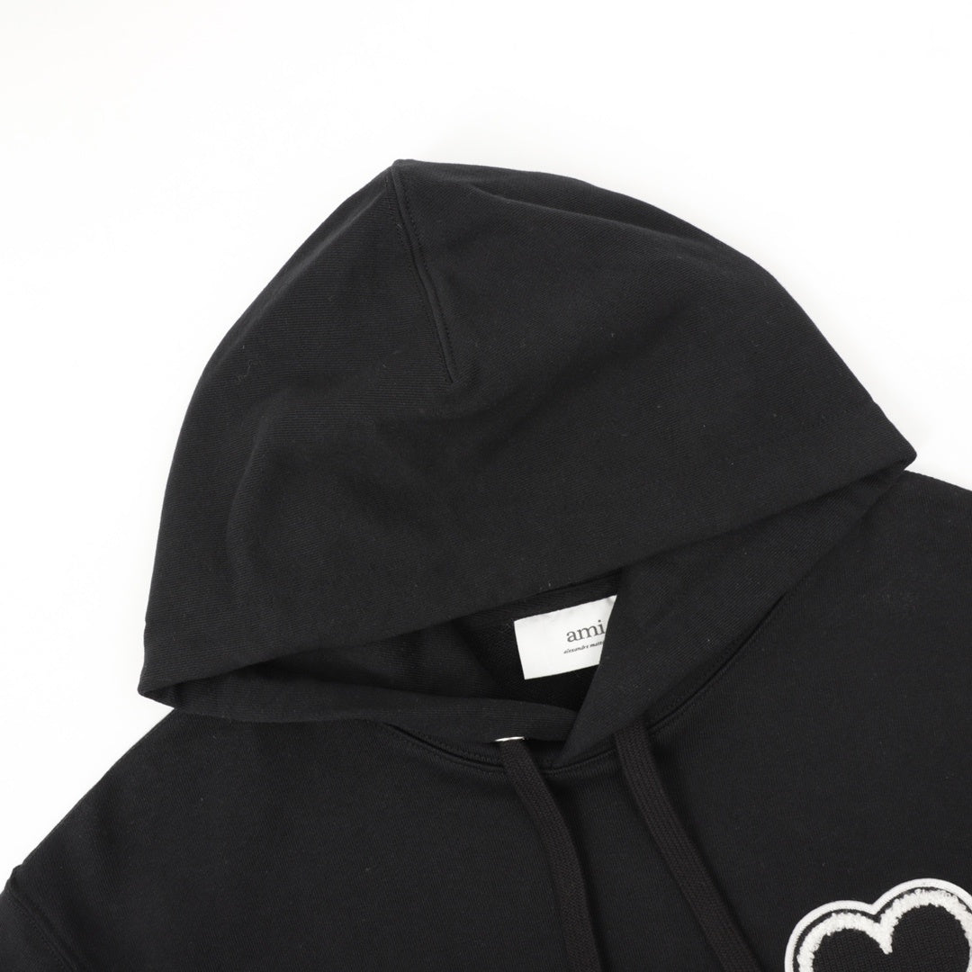 Ami de Coeur Embroidered Logo Black
