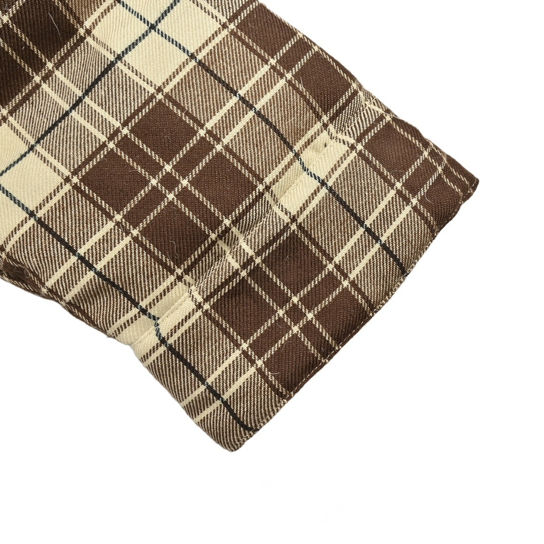 Checked Wool Calce & Cacao