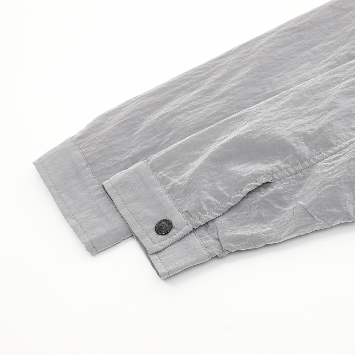 500-TC Wrinkled Corduroy Hooded Jacket Pearl Grey