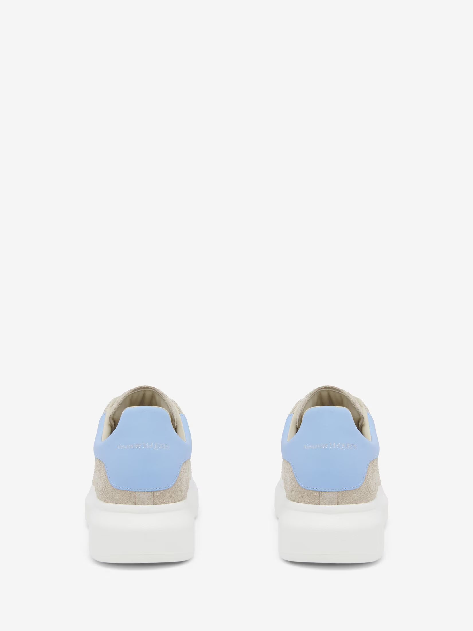 Alexander McQueen Oversized Sneaker in Natural Blue