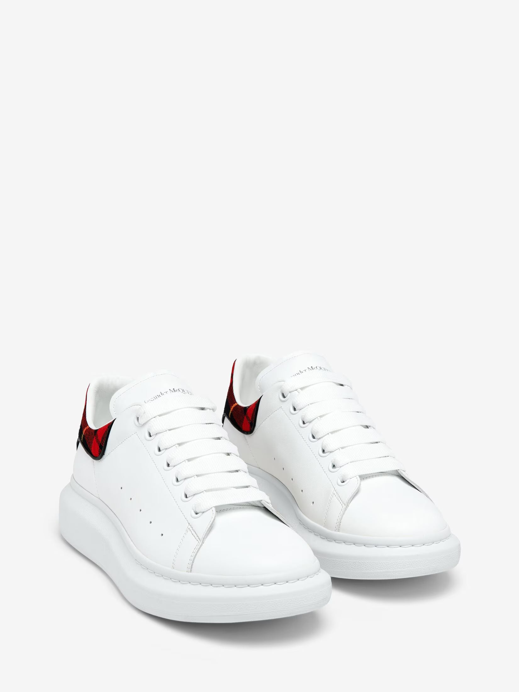 Alexander McQueen Oversized Sneaker in White & Red