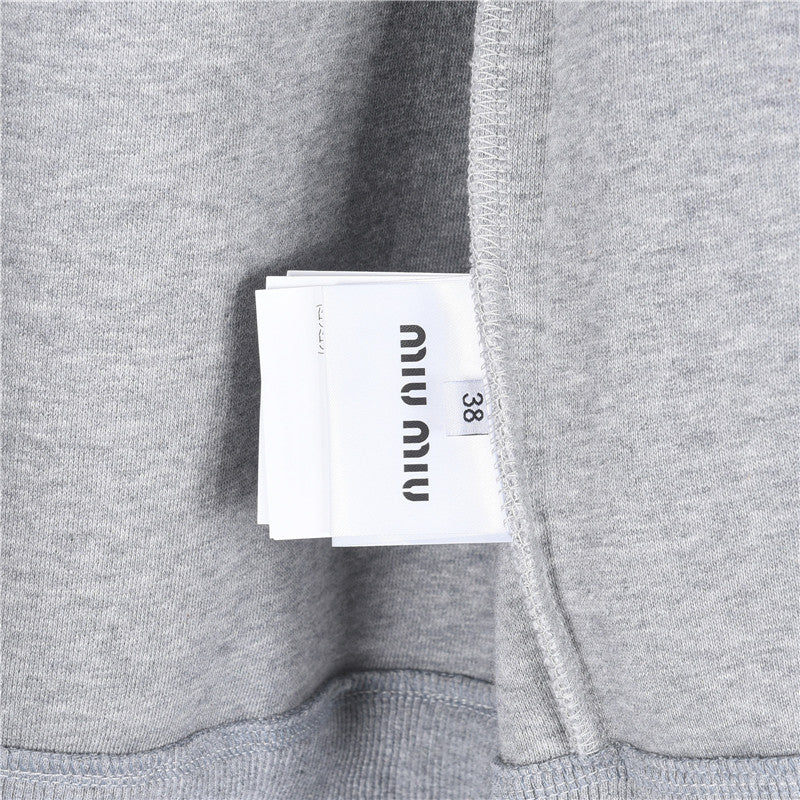 Tonal Logo Zip-Up Grey
