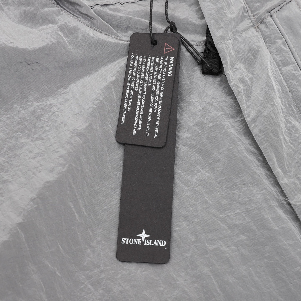 500-TC Wrinkled Corduroy Hooded Jacket Pearl Grey