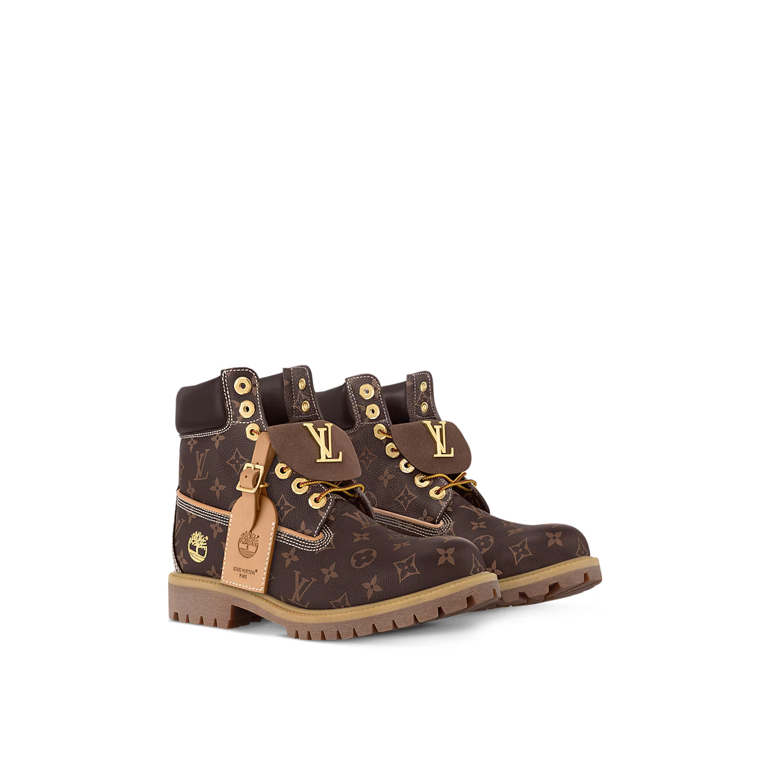 6-Inch High End x Timberland Brown Monogram