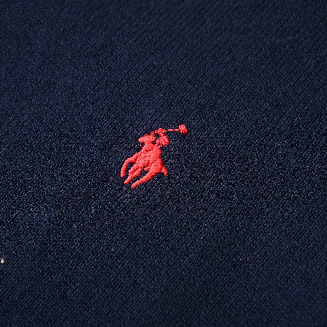 Crewneck Cardigan Navy Blue