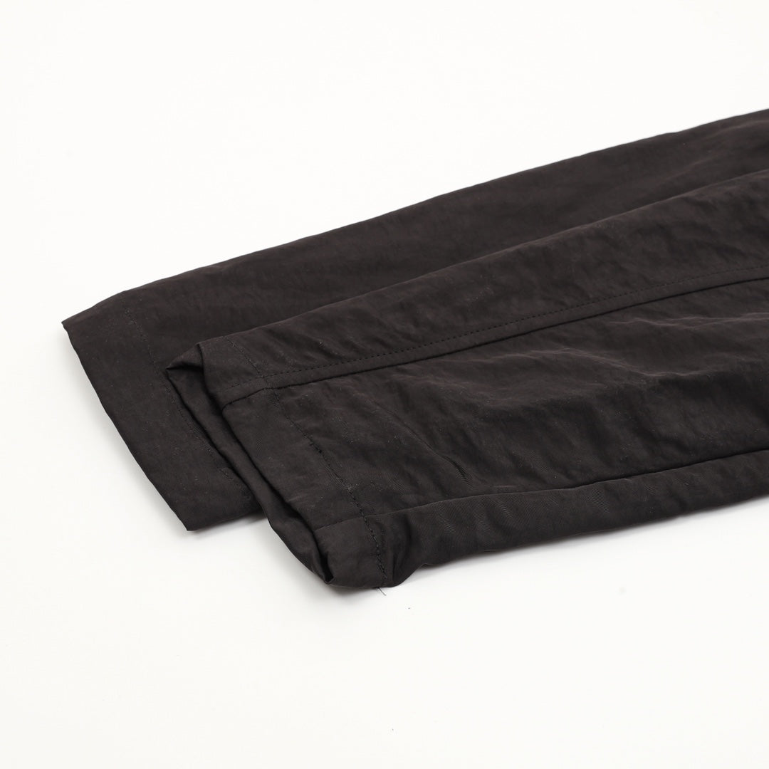 Water-Resistant Hooded Jacket Black