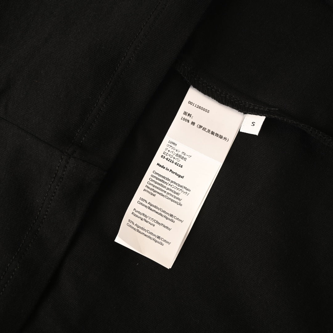 Logo-Print Turtleneck Black