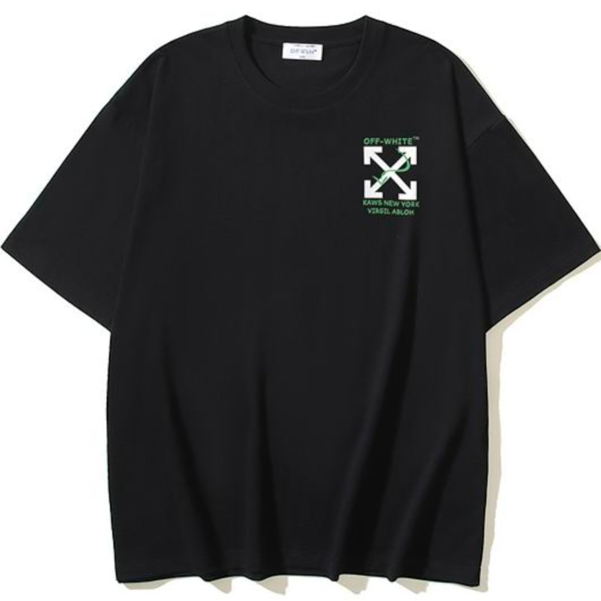 Off-White x KAWS New York Virgil Abloh T-Shirt Black