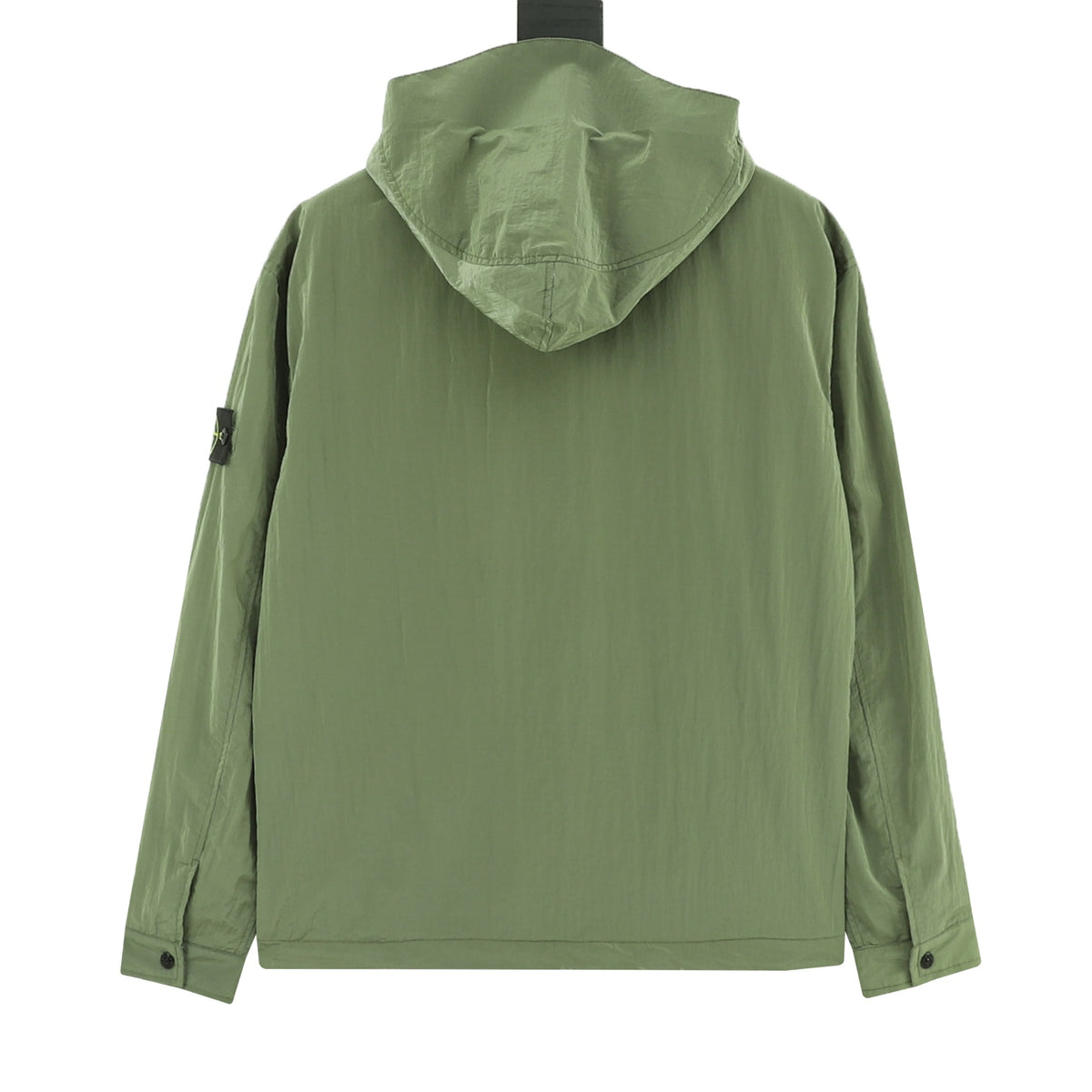 Supima Cotton Twill Stretch Hooded Jacket Sage Green