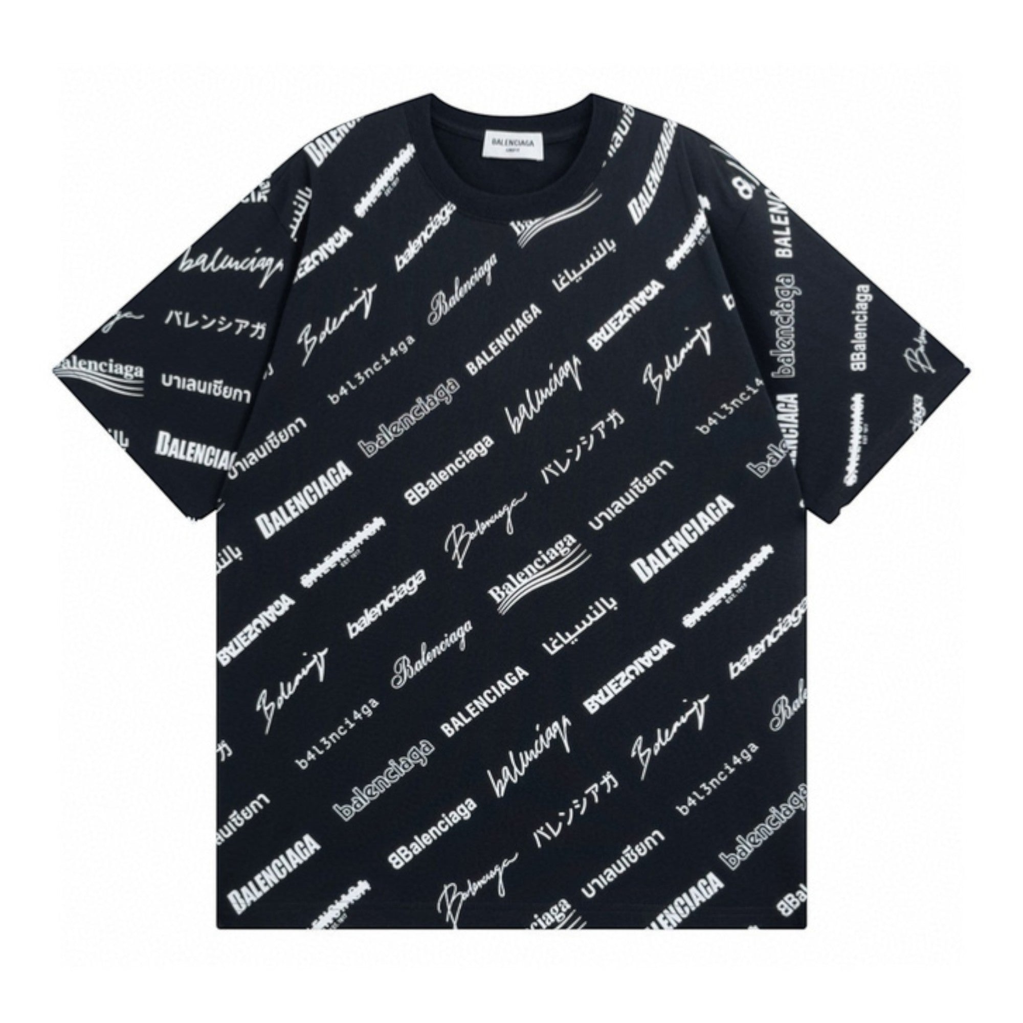 All-Over Logo T-Shirt Black