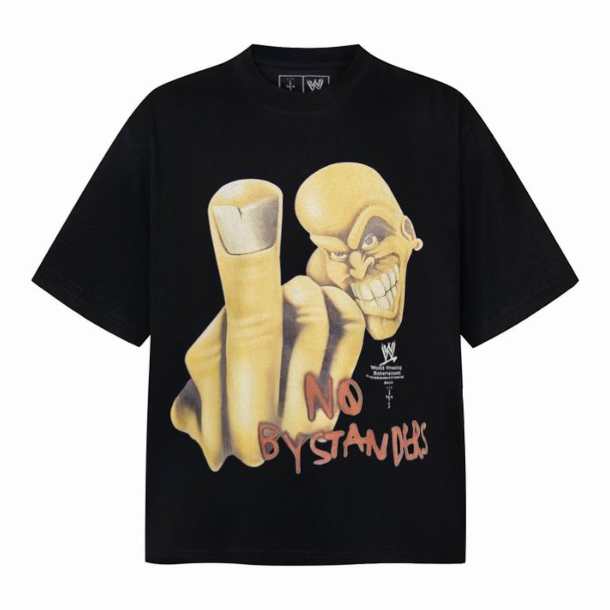 No Bystanders Stone Cold Graphic T-Shirt Black
