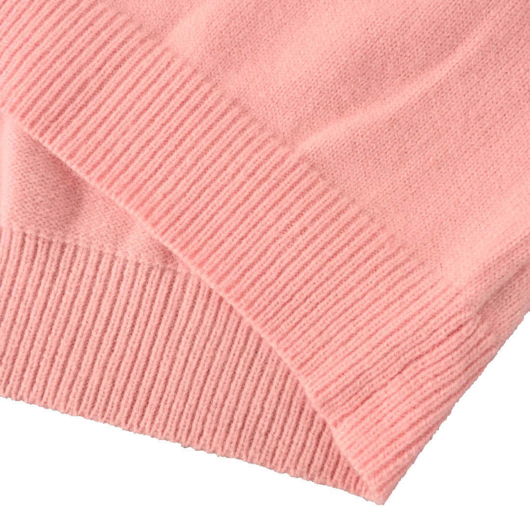 V-Neck Cardigan Pink