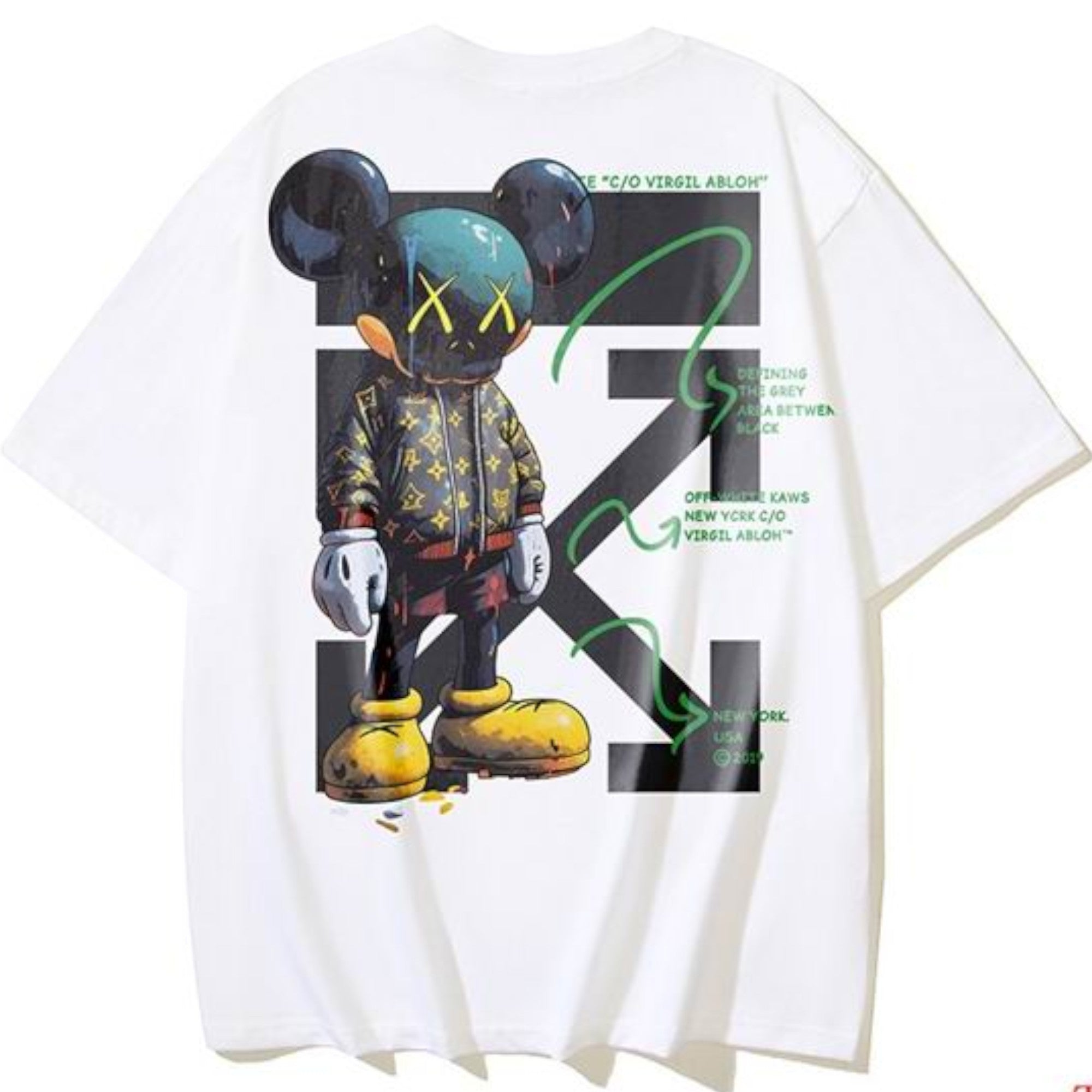 Off-White x KAWS New York Virgil Abloh T-Shirt White